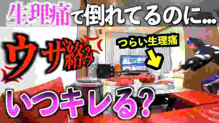 【モニタリング】生理痛で寝込んでいるメンヘラ女にウザ絡みしまくったらいつキレる？