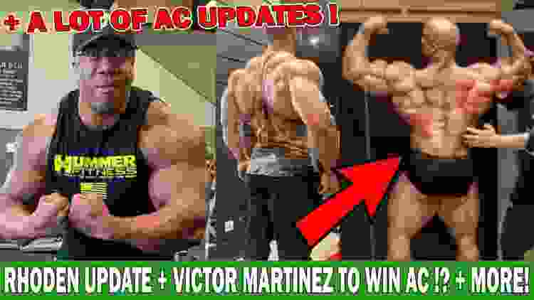 Victor Martinez Wants Victory! + Shawn Rhoden, Kai, Flex Wheeler, Roelly Updates + AC 2020 Updates!
