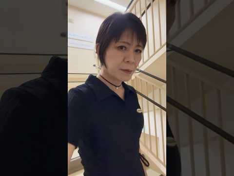 3週間ぶりの女装、SHEINで買った紺のワンピでお出かけしました(*'-'*)v