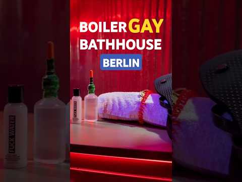 Boiler Gay Bathhouse Tour in Berlin #gwy #lgbtq #lgbtqtravel #gaytravel #travel #explore #sniffies