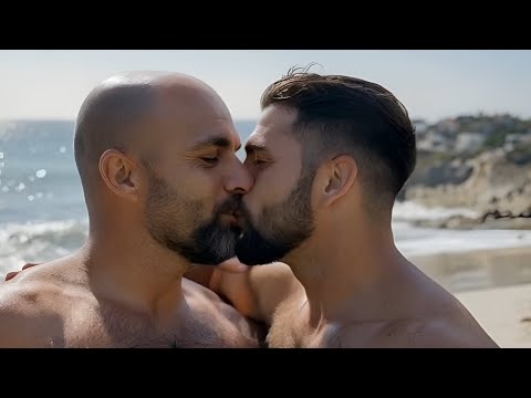 A 35-Year-Old Gay Couple's Romance In a Beach  | A Gay Love Story of Passion and Style 💥