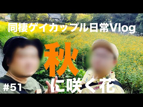 #51 秋に咲く花【同棲ゲイカップル日常Vlog】