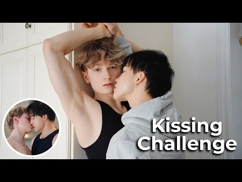 Kiss & Guess! 💋 Boyfriends' Drink Kissing Challenge 💕 Cute Gay Couple