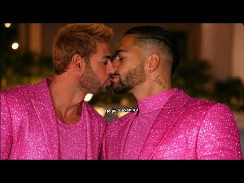 Gay Kissing Maluma & William Levy 🩷