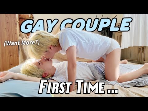 Can’t stop kissing ! Cute gay couple first time吻不停！可愛同志情侶第一次..｜ENG SUB